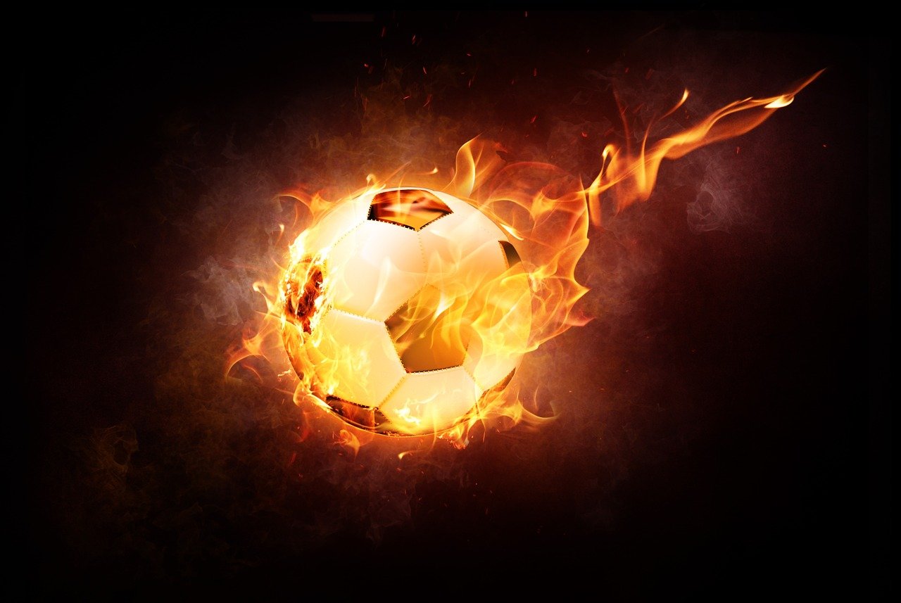 Burning Football